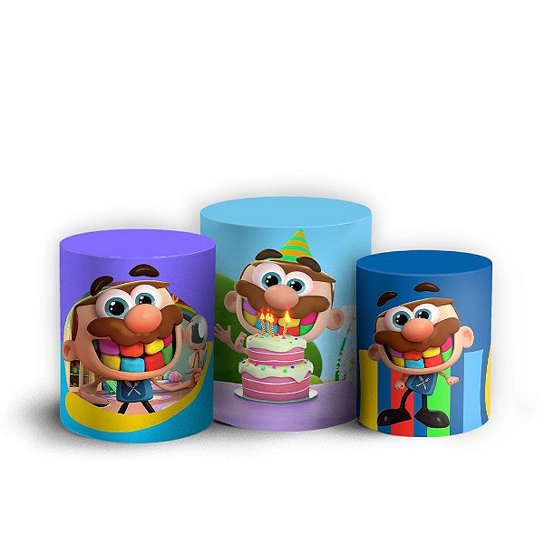 Trio Cilindro -  José Comilão - Sublimado 3D + Elástico