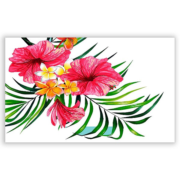 Painel Retangular - Floral - Sublimado 3D