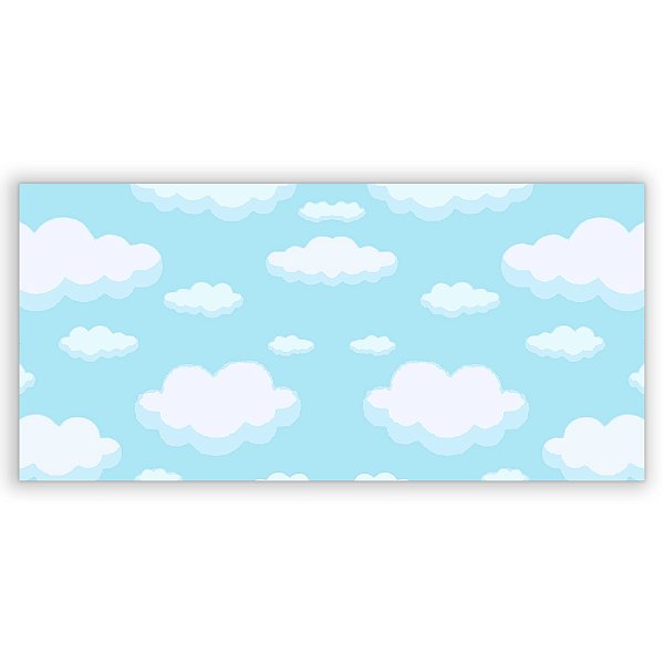 Painel Retangular - Nuvem - Sublimado 3D