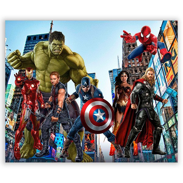 Painel Retangular - Herois - Sublimado 3D