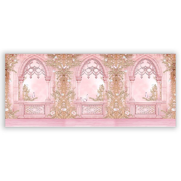 Painel Retangular - Fachada Castelo - Sublimado 3D