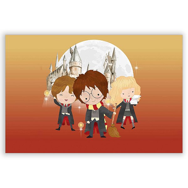 Painel Retangular - Harry Potter - Sublimado 3D