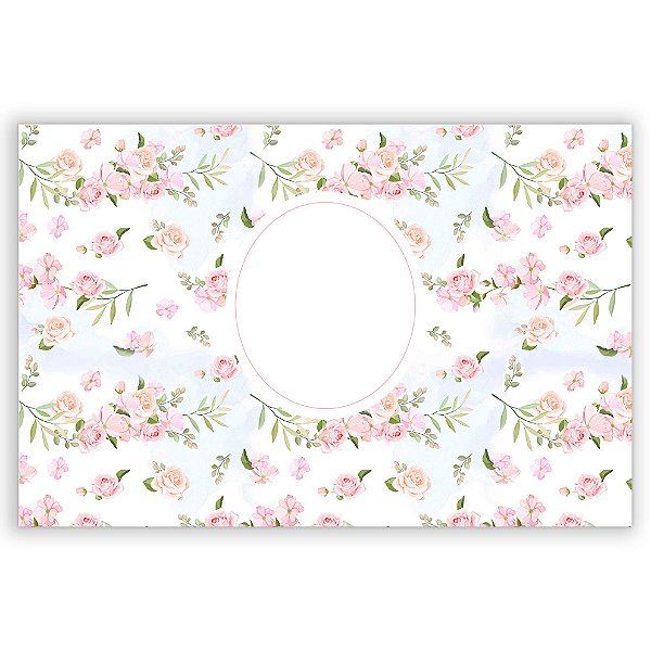 Painel Retangular - Floral - Sublimado 3D