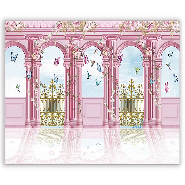 Painel Retangular - Fachada Jardim - Sublimado 3D