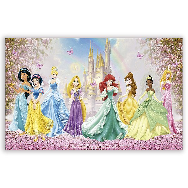 Painel Retangular - Princesas - Sublimado 3D