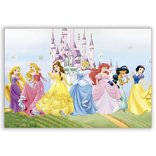 Painel Retangular - Princesas - Sublimado 3D