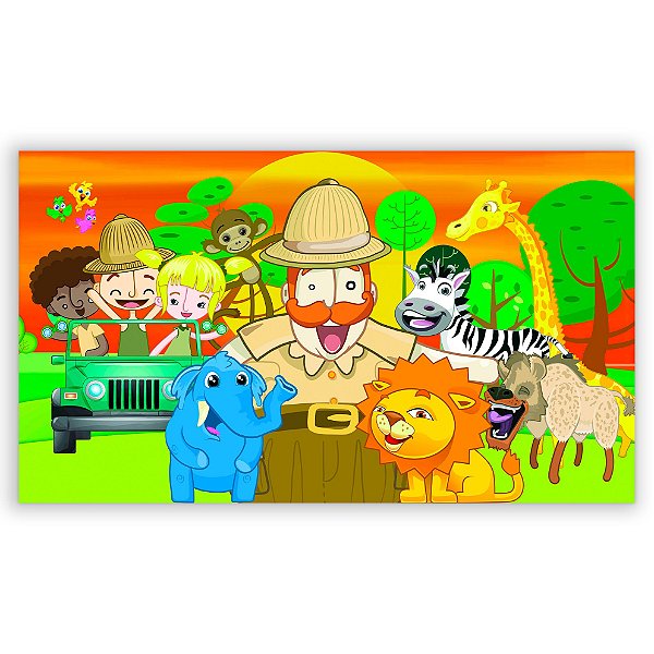 Painel Retangular - Mundo Bita - Sublimado 3D