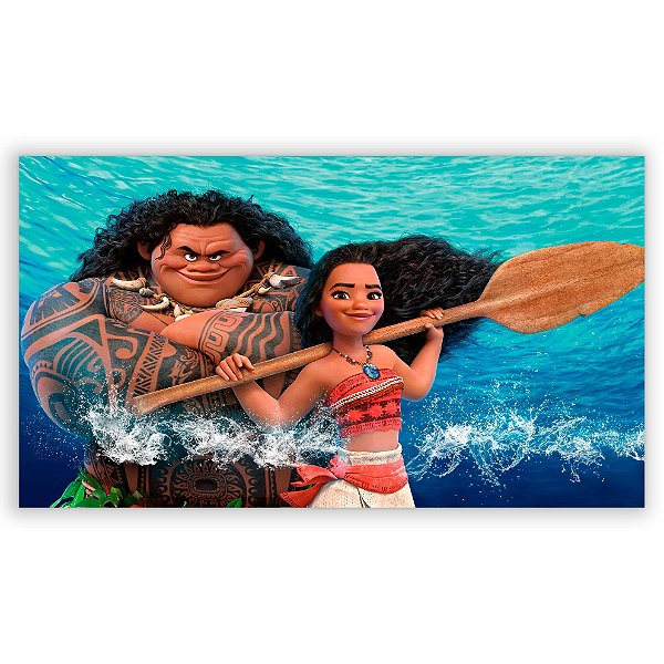Painel Retangular - Moana - Sublimado 3D