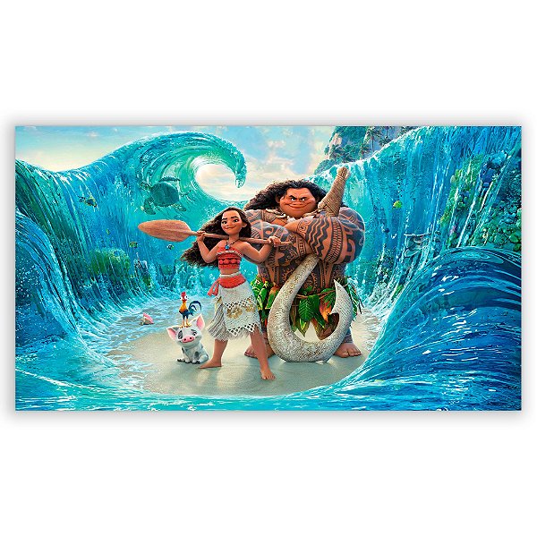 Painel Retangular - Moana - Sublimado 3D