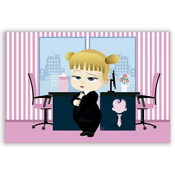 Painel Retangular - Poderoso Chefinho - Sublimado 3D