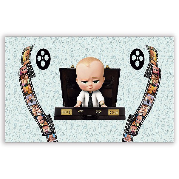 Painel Retangular - Poderoso Chefinho - Sublimado 3D