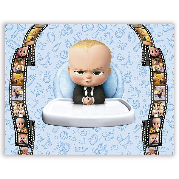 Painel Retangular - Poderoso Chefinho - Sublimado 3D