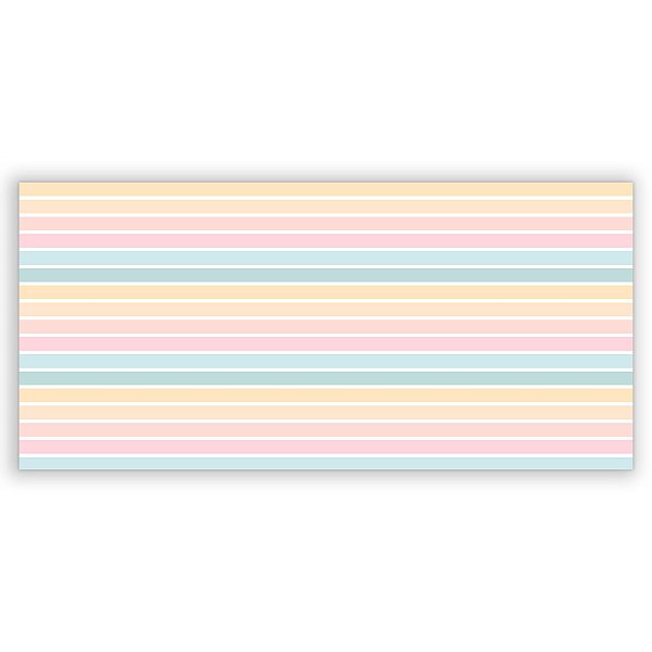 Painel Retangular - Listras Candy Color - Sublimado 3D