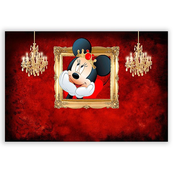 Painel Retangular - Minnie - Sublimado 3D