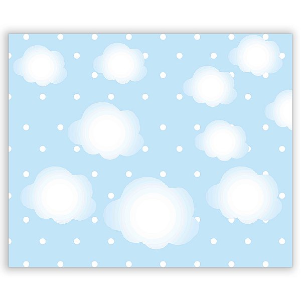 Painel Retangular - Nuvem - Sublimado 3D