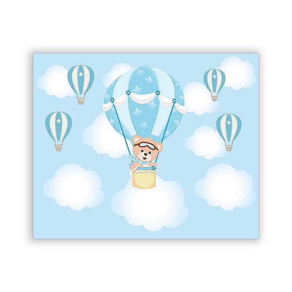 Painel Retangular - Urso Balão - Sublimado 3D