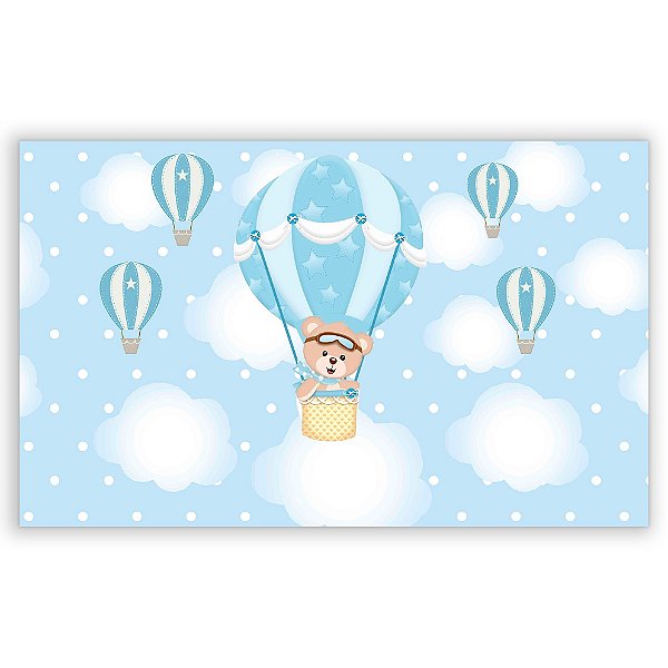 Painel Retangular - Urso Balão - Sublimado 3D