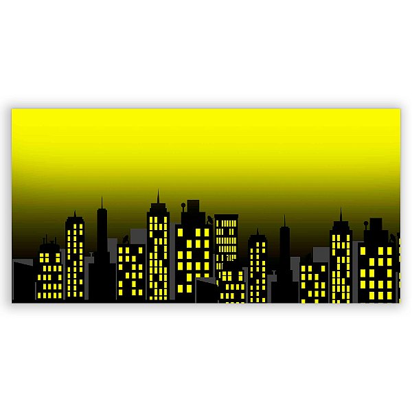 Painel Retangular - Predios - Sublimado 3D