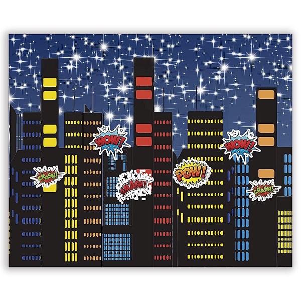 Painel Retangular - Predios - Sublimado 3D