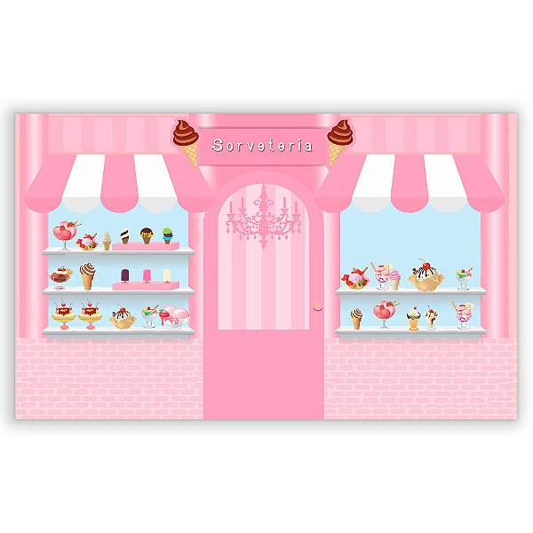 Painel Retangular - Confeitaria - Sublimado 3D