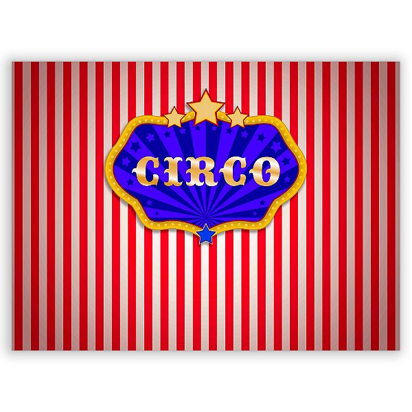 Painel Retangular - Circo - Sublimado 3D