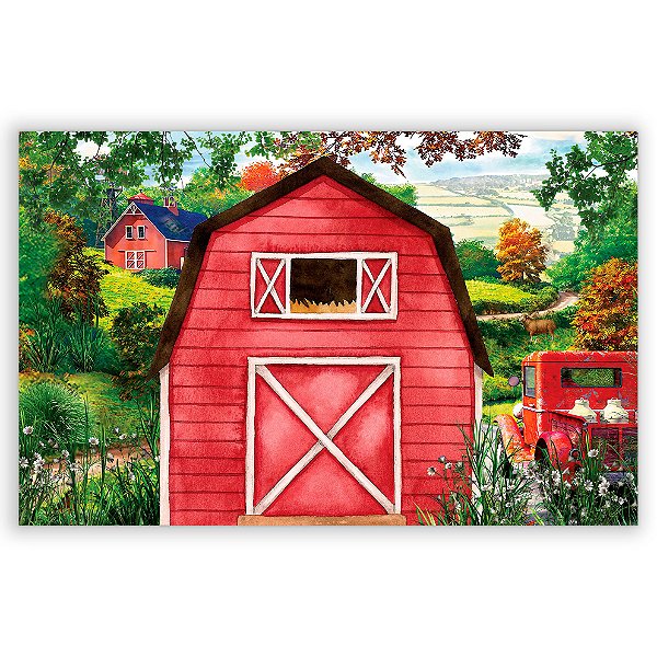 Painel Retangular - Celeiro - Sublimado 3D