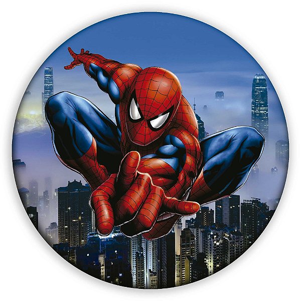 Painel Redondo - Homem Aranha - Sublimado 3D