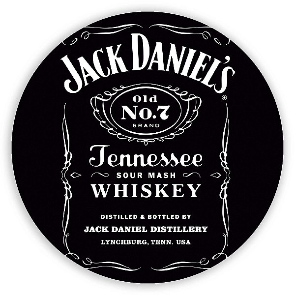 Painel Redondo - Jack Daniels - Sublimado 3D