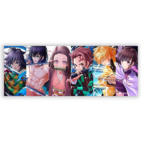 Painel Retangular - Demon Slayer - Sublimado 3D