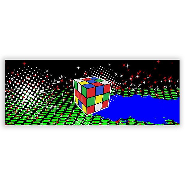 Painel Retangular - Anos 80 - Sublimado 3D