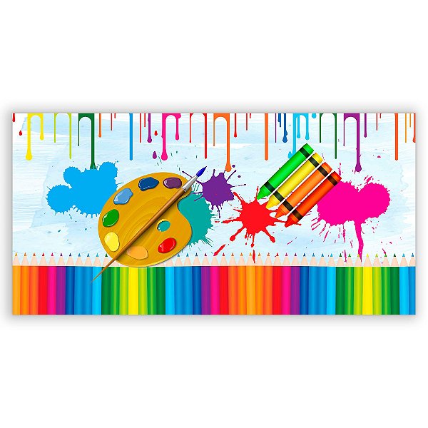 Painel Retangular - ABC - Sublimado 3D