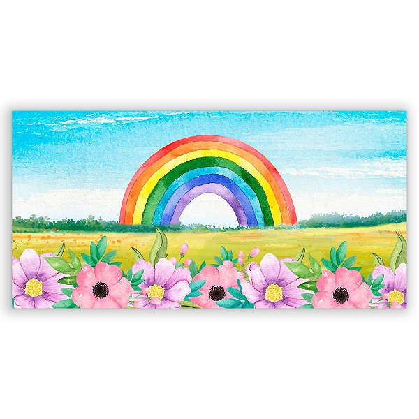 Painel Retangular - Arco Iris - Sublimado 3D