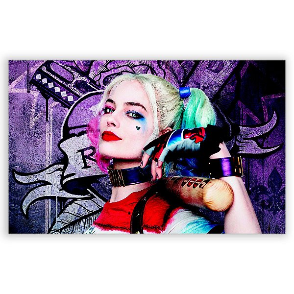 Painel Retangular - Arlequina - Sublimado 3D