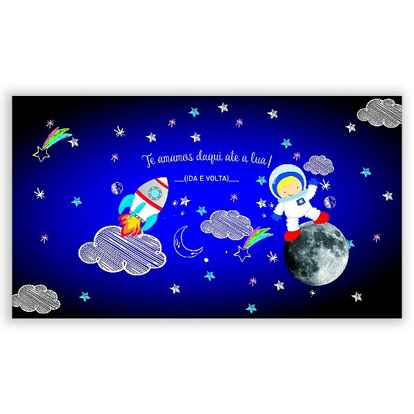 Painel Retangular - Astronauta - Sublimado 3D