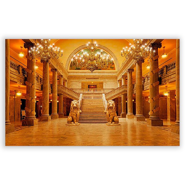 Painel Retangular - Escadaria Castelo - Sublimado 3D