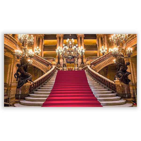 Painel Retangular - Escadaria Castelo - Sublimado 3D