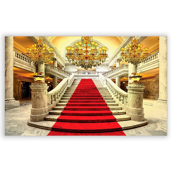 Painel Retangular - Escadaria Castelo - Sublimado 3D