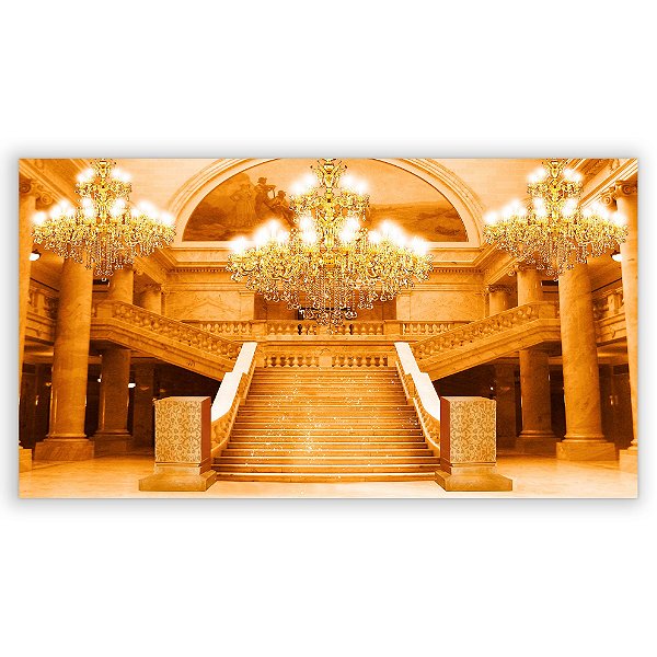 Painel Retangular - Escadaria Castelo - Sublimado 3D