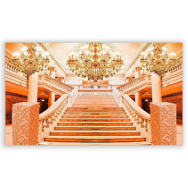 Painel Retangular - Escadaria Castelo - Sublimado 3D