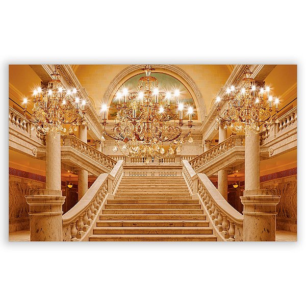 Painel Retangular - Escadaria Castelo - Sublimado 3D