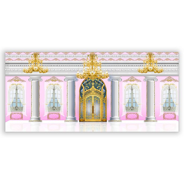 Painel Retangular - Fachada Castelo - Sublimado 3D