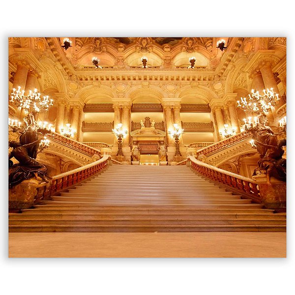 Painel Retangular - Escadaria Castelo - Sublimado 3D