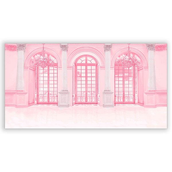 Painel Retangular - Escadaria Castelo - Sublimado 3D