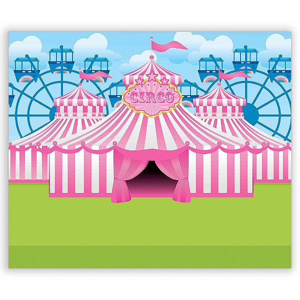 Painel Retangular - Circo - Sublimado 3D