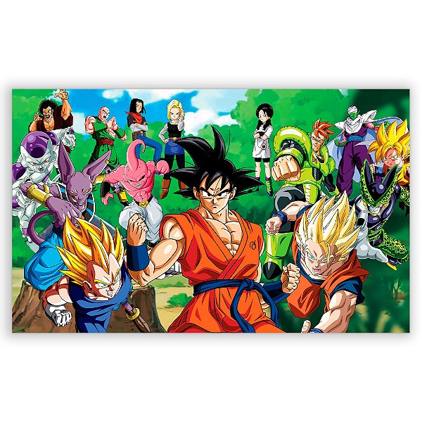 Painel Retangular - Dragon Ball - Sublimado 3D