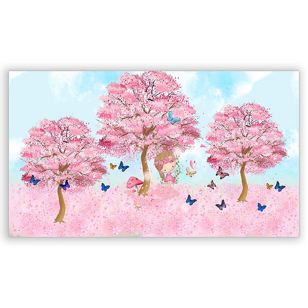 Painel Retangular - Fada - Sublimado 3D