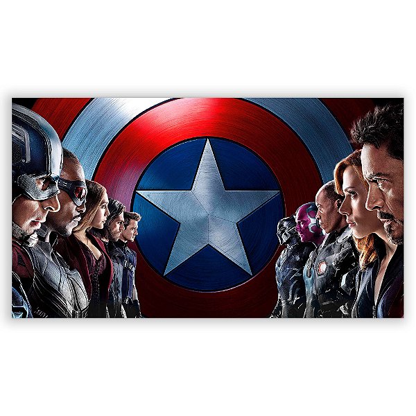 Painel Retangular - Herois - Sublimado 3D