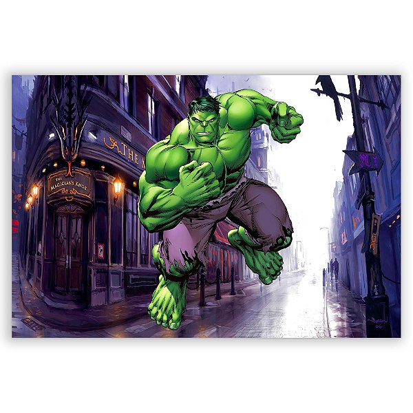 Painel Retangular - Hulk - Sublimado 3D