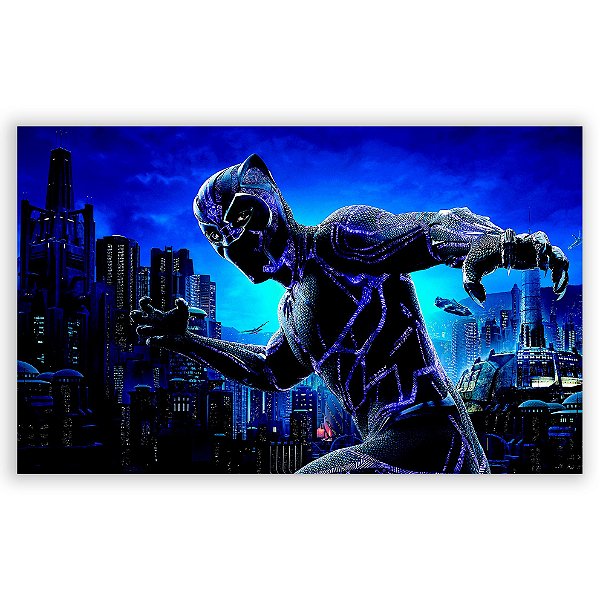 Painel Retangular - Pantera Negra - Sublimado 3D