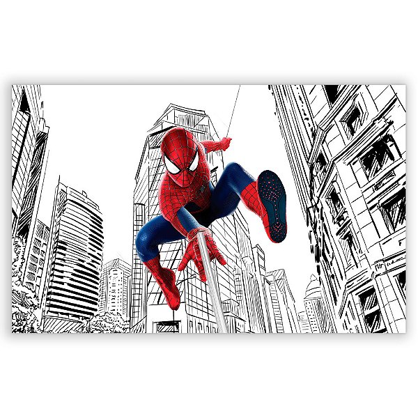 Painel Retangular - Homem Aranha - Sublimado 3D